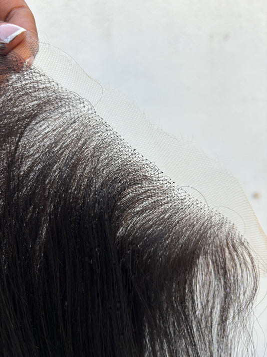 6x6 Raw Naturally Straight HD Closure